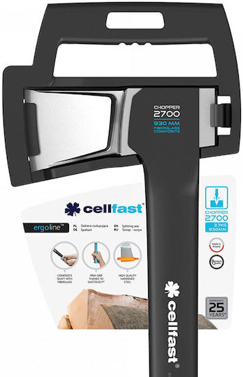 Cellfast C2700 Τσεκούρι Σχισίματος Μήκους 93cm και Βάρους 2.7kg με Λαβή Fiberglass