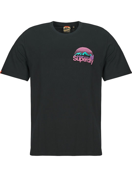 Great Outdoors Chest T-shirt Black