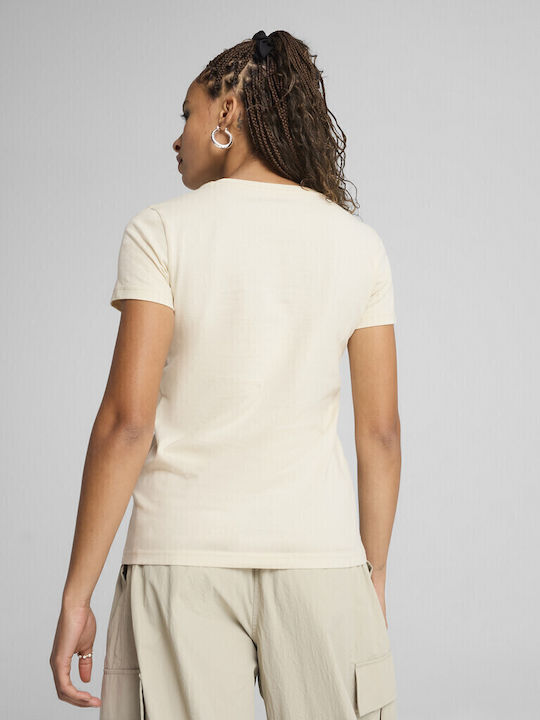 PUMA T-Shirt Ecru