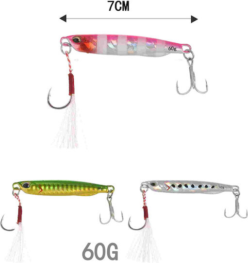 Tpster Artificial Bait Speed Slider, slider 7cm/60gr