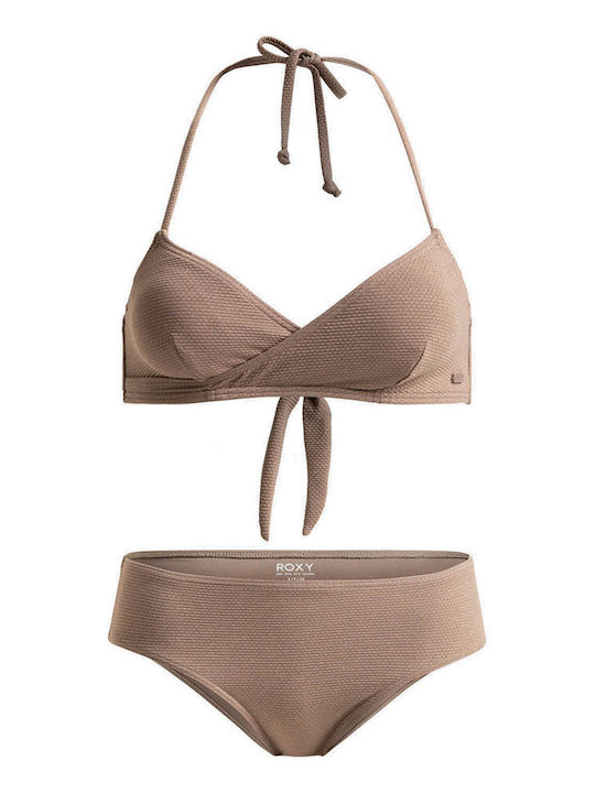 Lasca Set Bikini με Αφαιρούμενη Ενίσχυση Deep Taupe