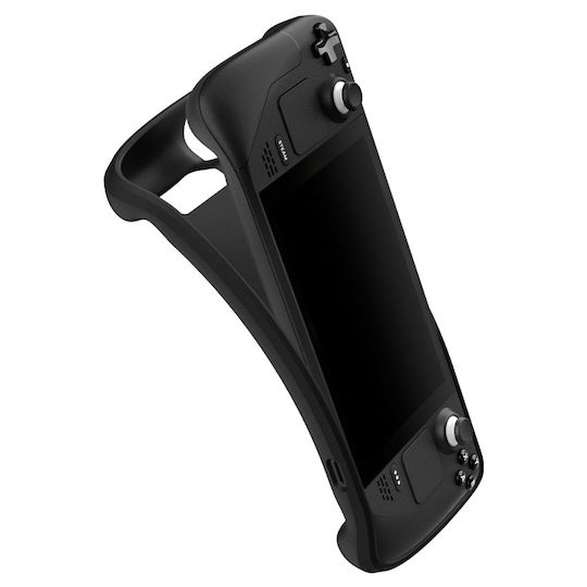 Spigen Rugged Armor Plastic Protective Case for Console Steam Deck Matte Black