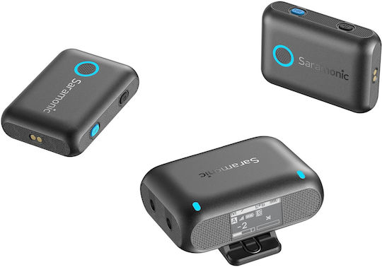 Saramonic Комплект Безжично Микрофон с Bluetooth Щипка в Черен Цвят