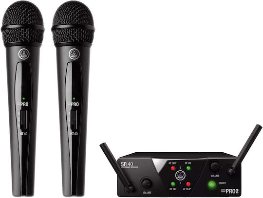AKG WMS 40 MINI2 VOCAL Set Δυναμικό Microphone 6.35mm Handmade for Vocals
