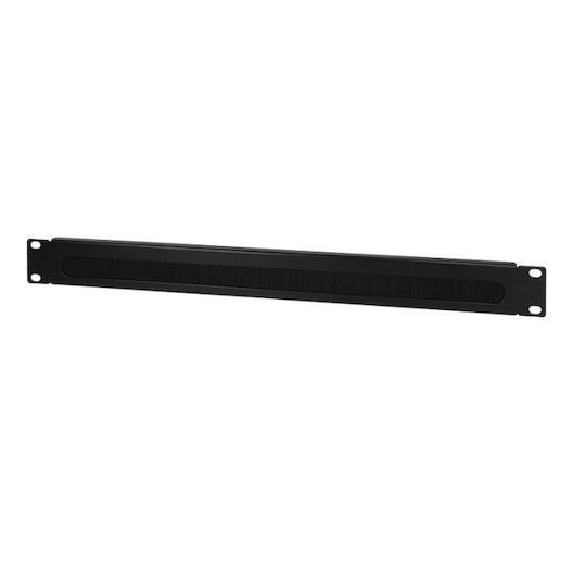 LogiLink Πάνελ Βούρτσας για Rack 19" Μαύρο