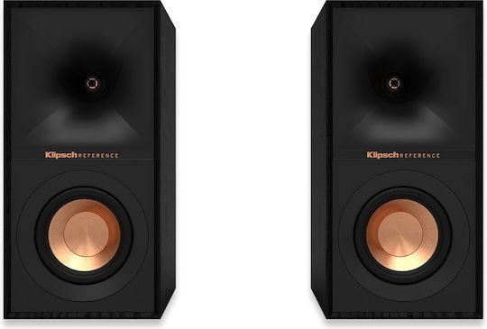 Klipsch R40M Ζεύγος Ηχείων Hi-Fi Βιβλιοθήκης 2 Δρόμων Μαύρα