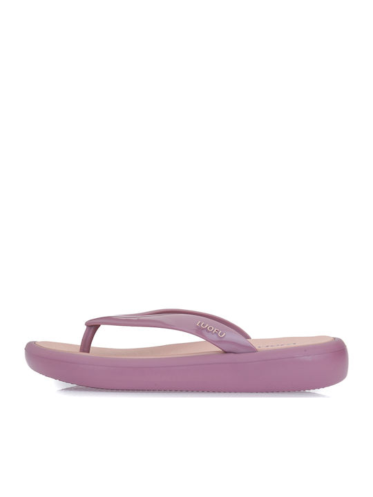 Frauen Flip Flops in Lila Farbe