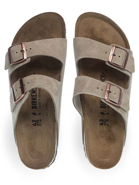 Arizona Men's Sandals Brown Narrow Fit