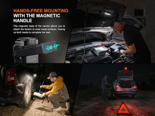 Fenix CL27R Φανάρι Led Επαναφορτιζόμενο για Camping με Φακό 1600lm Κόκκινο