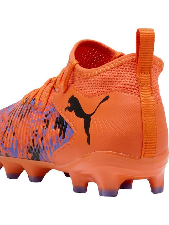 Future 8 Match Creativity Kids Molded Soccer Shoes Orange