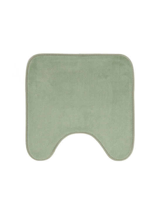 Non-Slip Bath Mats Set Toilet L-c Vitamine 1802219 Sage
