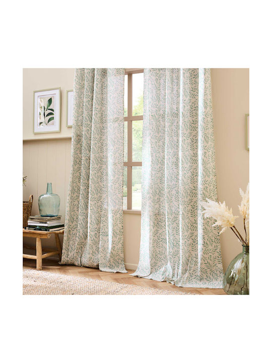 Curtain With Grommets L-c Naya Green 140x240cm