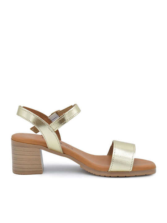 Leather Sandals Gold