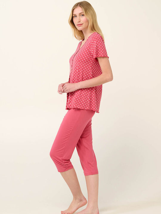 Vamp Комплект пижами за бременни & кърмачки Pink Taupe