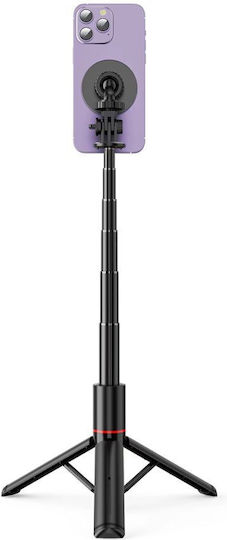 Tech-Protect L06S Selfie Stick με Bluetooth Μαύρο