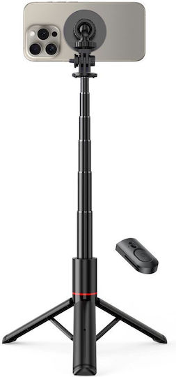 Tech-Protect L06S Selfie Stick με Bluetooth Μαύρο
