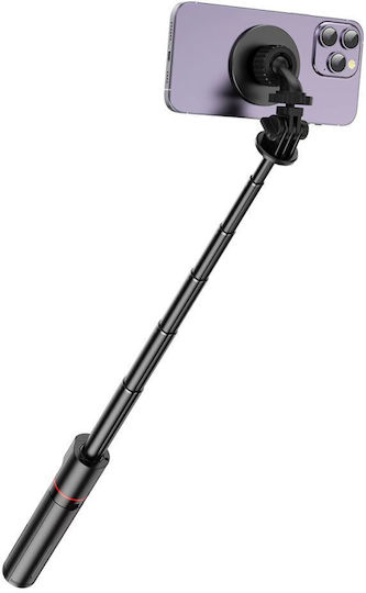 Tech-Protect L06S Selfie Stick με Bluetooth Μαύρο