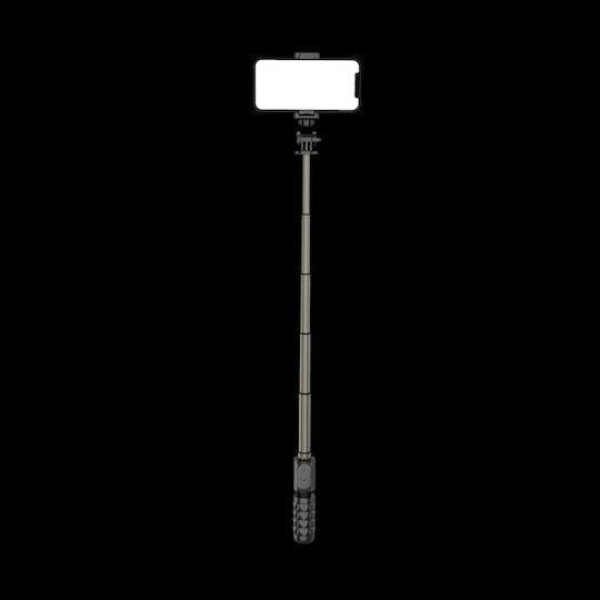 Techsuit Selfie Stick με Bluetooth / Τηλεχειριστήριο Μαύρο