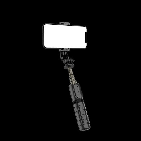 Techsuit Selfie Stick με Bluetooth / Τηλεχειριστήριο Μαύρο