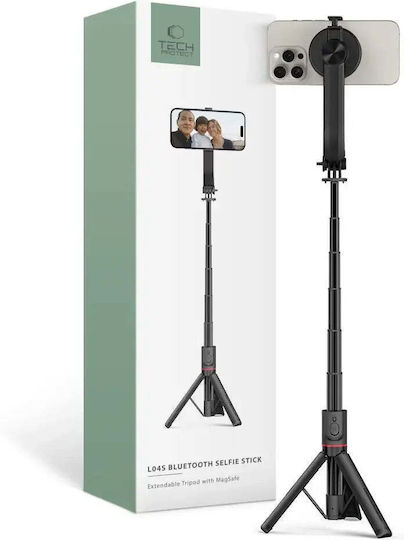 Tech-Protect L04S Selfie Stick With Bluetooth Black