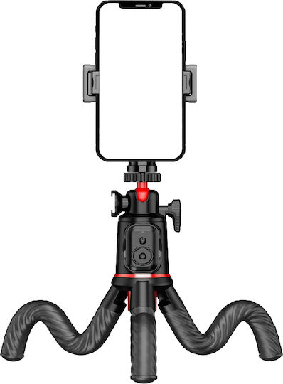 Techsuit C03 Selfie Stick με Τηλεχειριστήριο Μαύρο