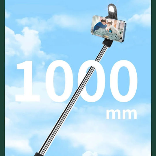 Techsuit Selfie Stick με Bluetooth / Τηλεχειριστήριο Μαύρο