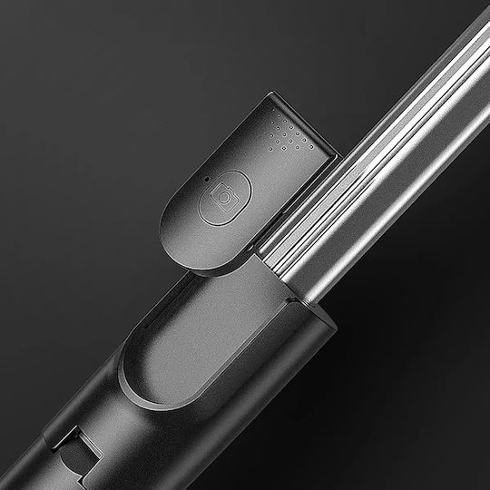 Hurtel Wh1yxs Селфи стик с Bluetooth / Дистанционно управление Черен