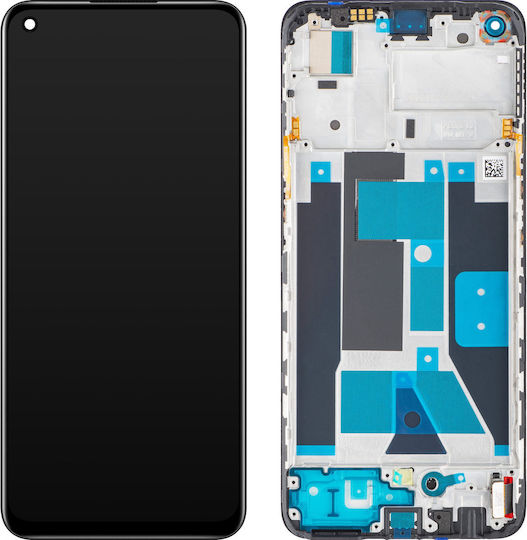 Realme Οθόνη mit Touch-Mechanismus für Realme 9 (Schwarz)