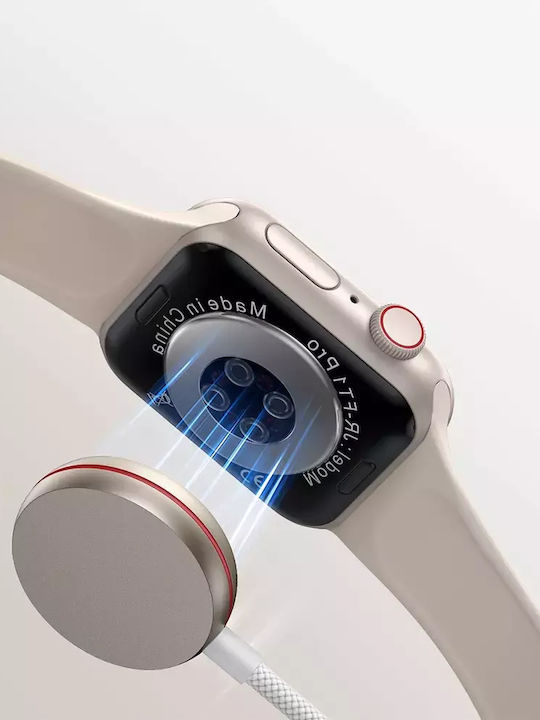 Joyroom Încărcător Inductiv 1.2m Încărcător Pentru Ceas Apple Alb