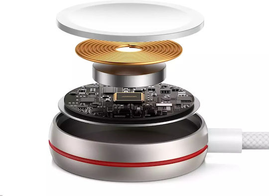 Joyroom Induktives Ladegerät 1,2m Tragbare Ladegeräte für Apple Watch Weiß