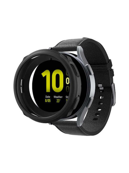 Spigen Liquid Air Silicone Case in Black color for Samsung Galaxy Watch 4 44mm