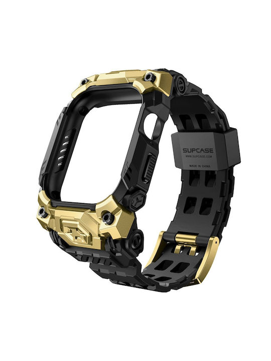 Supcase Unicorn Beetle Ore & Wristband Πλαστική Θήκη σε Χρυσό χρώμα για Apple Watch 10 (46 mm) Supcase Unicorn Beetle Ore & Wristband Πλαστική Θήκη σε Χρυσό χρώμα για Apple Watch 10 (46 mm)