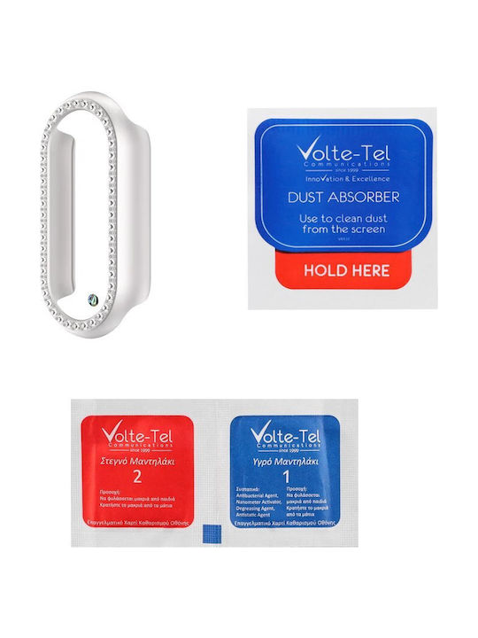 Volte-Tel Πλαστική Θήκη σε Ασημί χρώμα για Xiaomi Smart Band 9, Smart Band 9NF