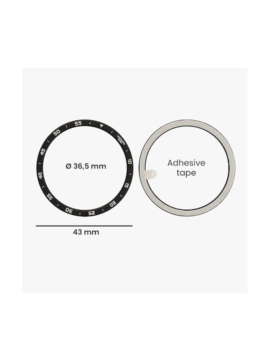 KWmobile Ring Time Προστατευτικό Bezel σε Μαύρο χρώμα για το Galaxy Watch5 44mm