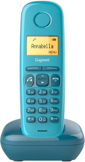 Gigaset A170 Cordless Phone with Greek Menu turquoise