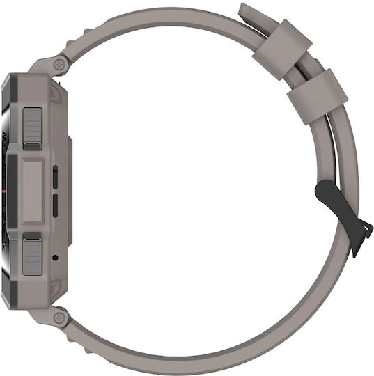 BlackView W60 47mm Smartwatch with Heart Rate Monitor (Khaki)