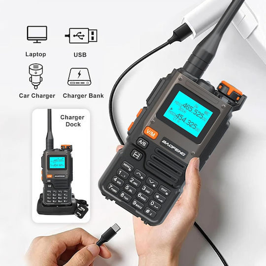 Baofeng K61PRO Walkie Talkie with Monochrome Screen