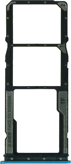 Slot pentru card Sim Sim Card Tray Xiaomi Redmi 9a Dual Card Version Green Green
