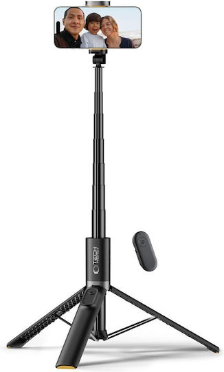 Tech-Protect L08S Selfie Stick Τρίποδο Κινητού Bluetooth Μαύρο