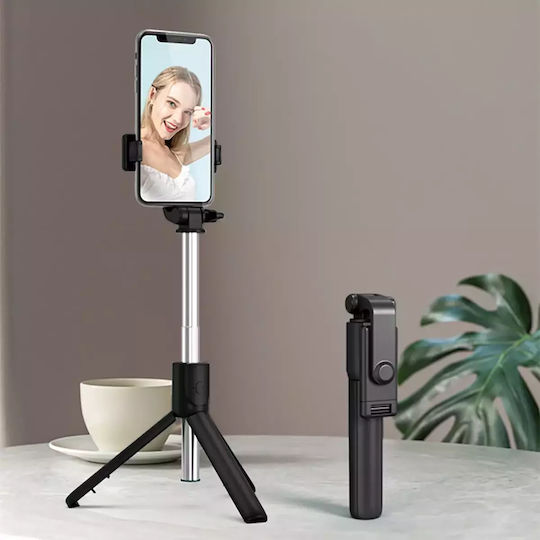 Селфи стик Hurtel Selfie Stick Wry1s телескопичен статив 0.7м телефон черен