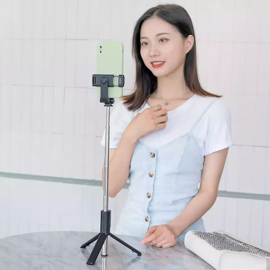 Селфи стик Hurtel Selfie Stick Wry1s телескопичен статив 0.7м телефон черен