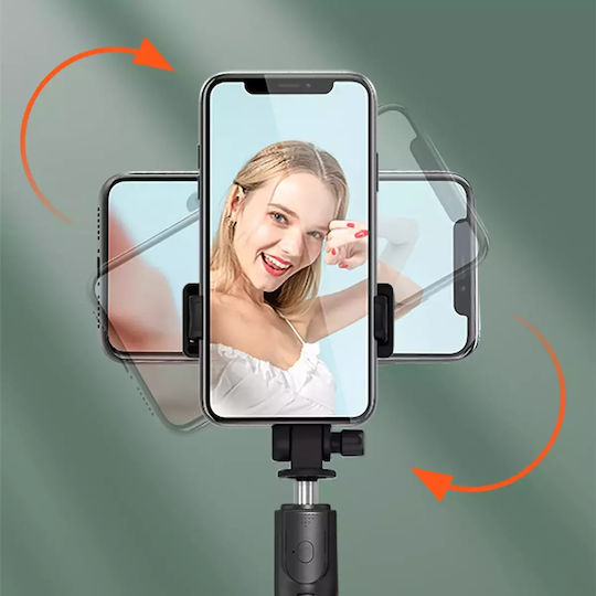 Селфи стик Hurtel Selfie Stick Wry1s телескопичен статив 0.7м телефон черен
