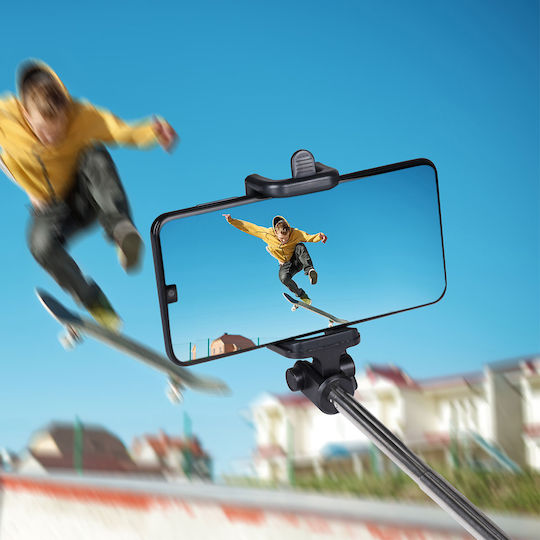 Grundig 80cm Selfie-Stick Τρίποδα Κινητών Bluetooth Schwarz