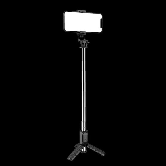Techsuit Q11 Selfie-Stick Tripod für Handy Bluetooth Grau