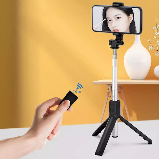 Селфи стик Hurtel Selfie Stick Wry1s телескопичен статив 0.7м телефон черен