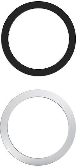 Tech-Protect MagSafe Ring MMP-110 Silver & Black 2pcs