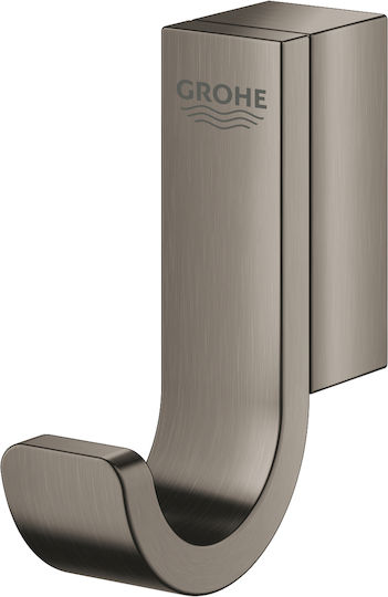 Grohe Selection 41039AL0 Άγκιστρο Μπάνιου Μονό με Βίδες Μαύρο
