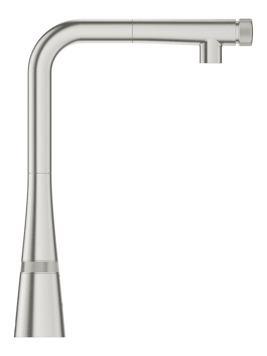 Grohe Μπαταρία Κουζίνας Πάγκου Inox Ασημί Grohe Μπαταρία Κουζίνας Πάγκου Inox Ασημί