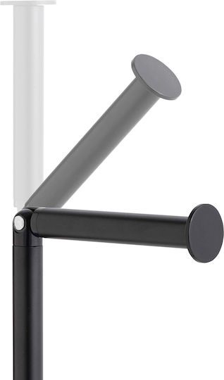 Papierhalter Metallisch Schwarz
