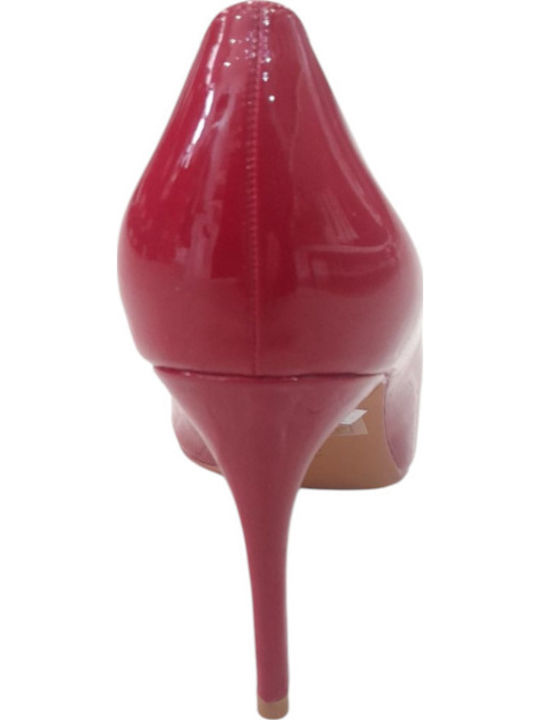 Pumps mit hohem Absatz Rot